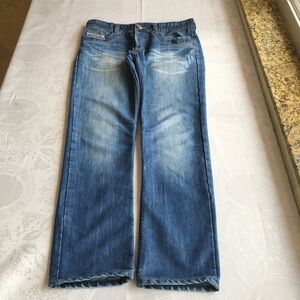 Diesel Industry Blue Jeans Denim Pants Men's Size W34/L34 Classic Straight-Leg